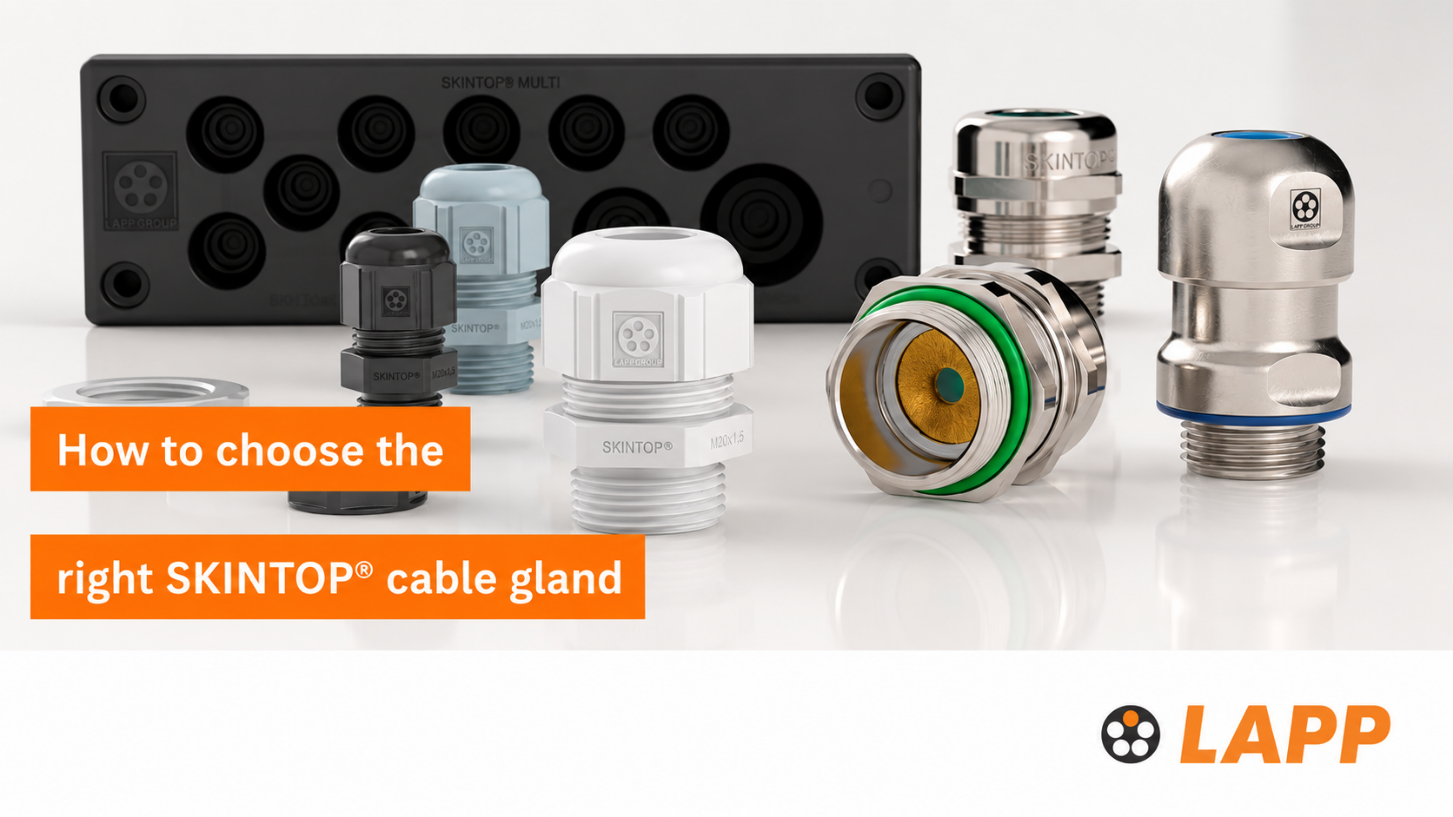 How to Choose the Right SKINTOP® Cable Gland